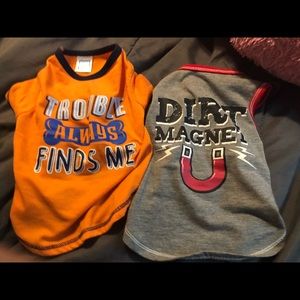 Pet clothes shirts